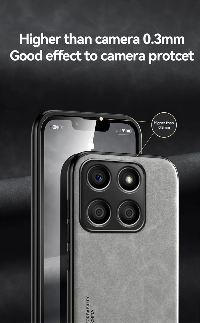 Shockproof Case for Honor X8b X6b X8a 5G Protective Cover Built-in Magnetic Suction Car Holder Coque Funda Capa