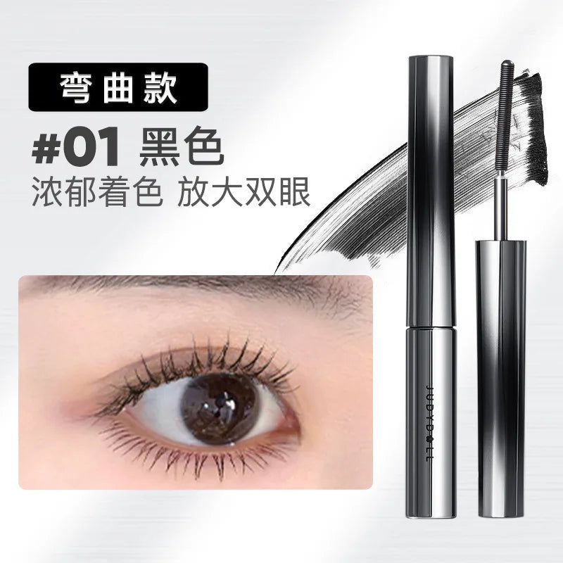 Judydoll Sunflowers Mascara Longlasting Stereotypes Waterproof Non-blend Slim Curly Thick Three-dimensional Steel Tube Cosmetics