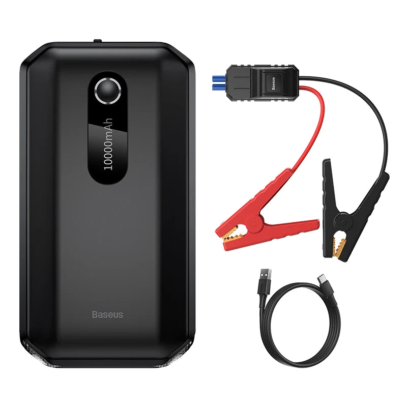 Baseus Car Jump Starter Starting Device 1000A Jumpstarter Auto Buster Emergency Booster 12V Car Jump Start Power Bank 10000mAh