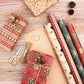 Christmas Gift Wrapping Paper Birthday Gift Decoration Wrapping Paper DIY Bag Kraft Paper New Year Party Present Decor 50*70cm