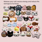 Cat Catnip Toy Set Kitten Mini Plush Chewing Toy Pet Mint Toy With Scent Teeth Grinding Thumb Pillow Pet Catnip Toy