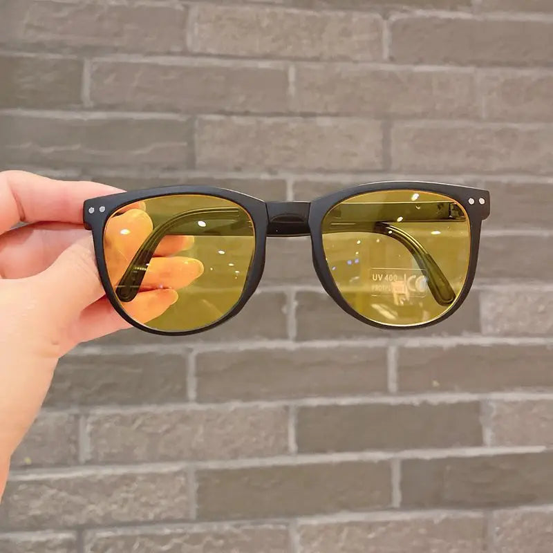 2024 Summer Cute Sunglasses Matte Frame Sun Glasses Baby Decorative Eyeglasses Trendy Boy Eyewear Girls Fsahion