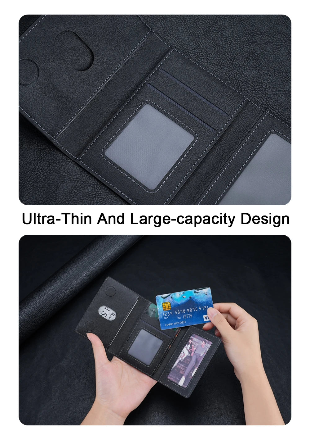 Magnetic Folding Wallet Card Holder PU Leather Case for Magsafe IPhone 14 13 15 Pro Max 12 Plus I Phone I15 Macsafe Stand Cover