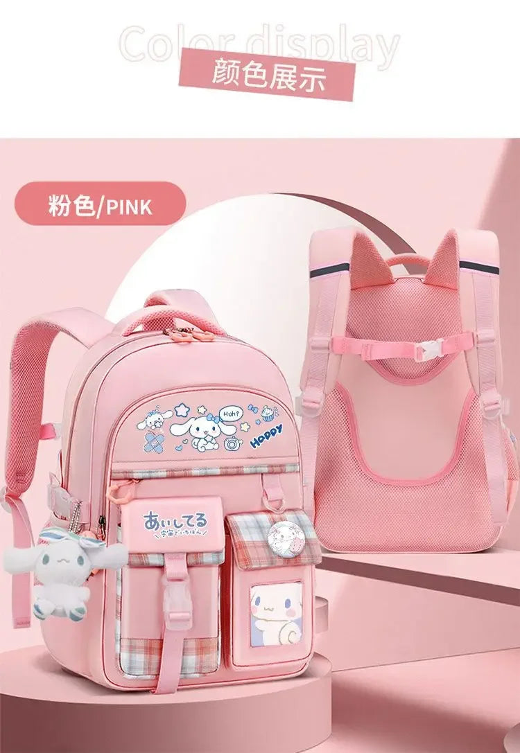 Sanrio Yugui Dog Schoolbag Student Large Capacity Ultra-Light Children's Spine Protection Backpack