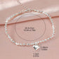 Sparkling Thin Chain Anklet For Women Zircon Heart Cross Pendant Double Layer Bracelet On Leg Foot Trendy Summer Beach Jewelry