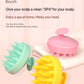 Silicone Shampoo Brush Clean The Scalp Thoroughly Scalp Massage Easy Foam Head Massage Brush Shampoo Brush Bath Comb Care Tool