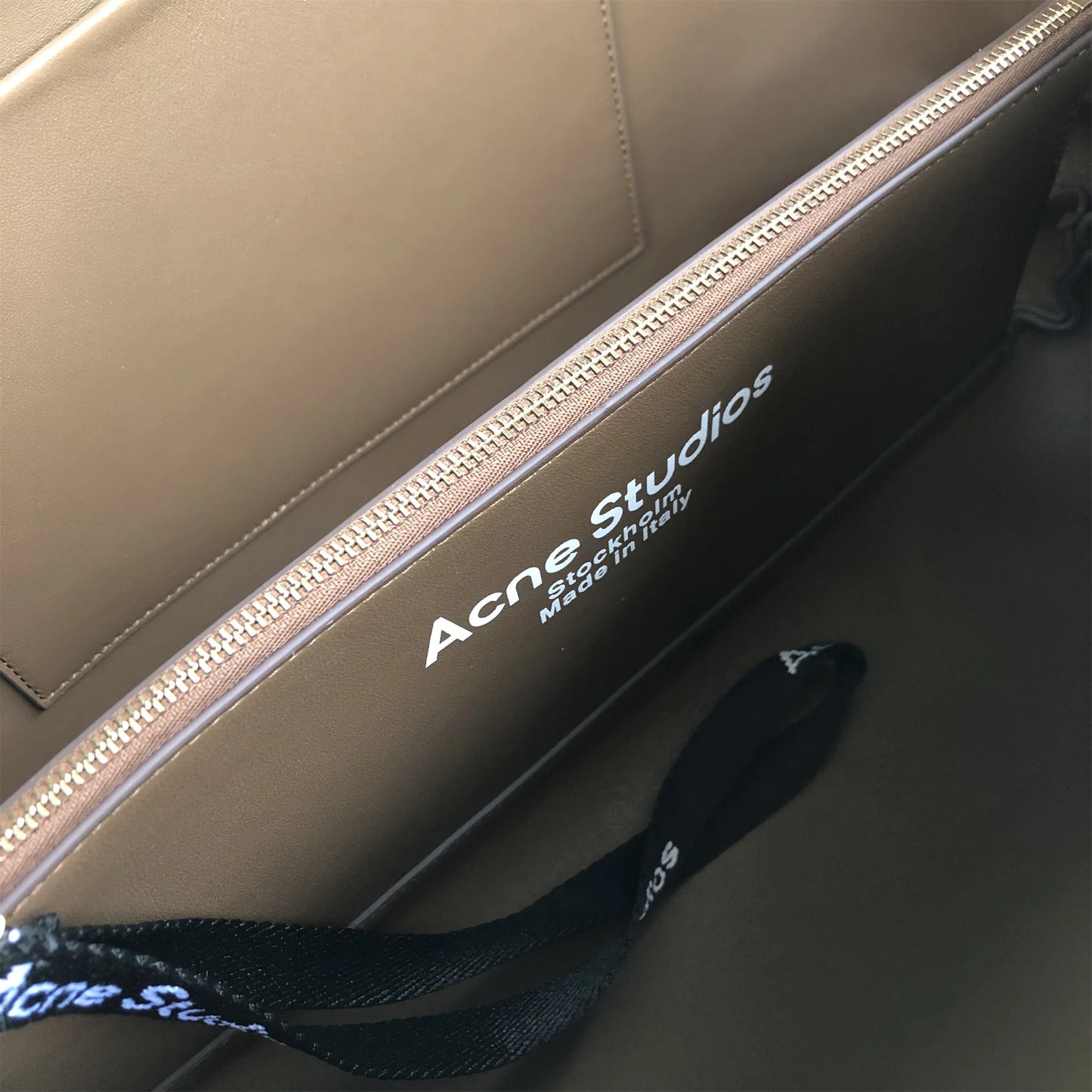 acne1studios musubi women's genuine leather twisted knot fashionable commuter large capacity shoulder crossbody handbag tote bag