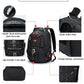 Swiss-Multifunctional bags Durable 17 Inch Laptop Backpack, Travel Bag,College Bookbag,USB Charging Port,Water Resistant