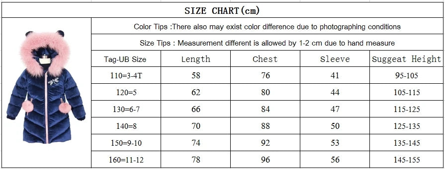 Children Down Coat Winter Teenager Thickened Hooded Cotton-padded Parka Coat Kids Warm Long Jackets Toddler Kids Outerwear