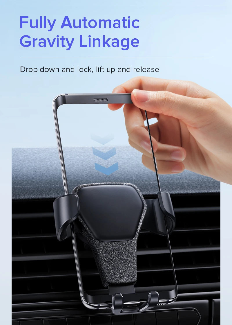 Car Holder For Phone Air Vent Clip Mount Mobile Cell Stand Smartphone GPS Support For iPhone 13 12 Xiaomi Samsung