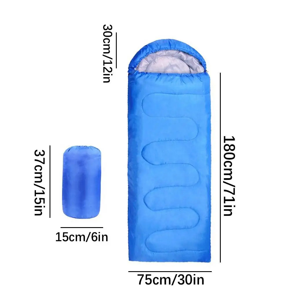 180*75CM Portable Sleeping Bag Outdoor Travel Camping Hiking Polyester Winter Portable Camping Outdoor Adult