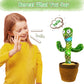 Talking Cactus Baby Toy Dancing Cactus Repeats What You say for Kids with English Songs Dancing Toy for Gift Toddle Girls Boys