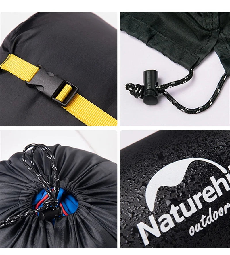 Compression Stuff Sack Storage Pack Outdoor Sleeping Bag Ultralight Carry Bag Travel Camping Gears 40x24cm/ 50x30cm