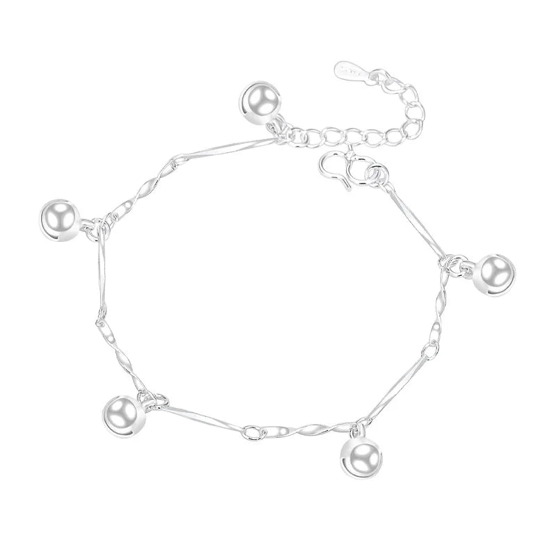 925 Sterling Silver Women Heart Star Chain Bracelet For Women Luxury Jewelry Jewellery Gifts Christmas  GaaBou