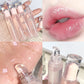 Plumping Jelly Lip Gloss Lasting Moisturizing Transparent Lip Oil Water Light Mirror Liquid Lipstick Women Lips Makeup Cosmetics