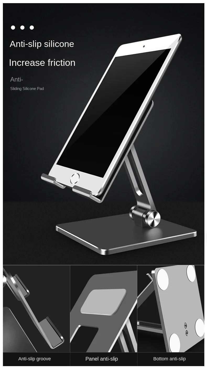 Tablet Stand for IPad Xiaomi Tablet Aluminum Desktop Holder Adjustable Computer Base