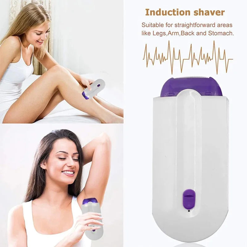 Painless Hair Removal Kit Laser Touch Epilator Usb Rechargeable Women Body Face Leg Bikini Hand Shaver Hair Remover Appliances