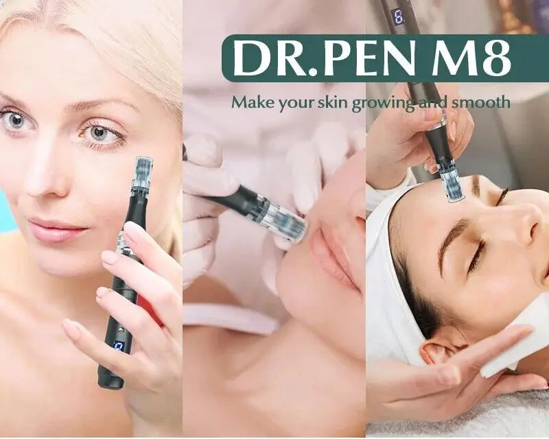 Dr pen Ultima M8 Microneedling Pen Electric Wireless Dermapen M8 With 22pcs Cartridges Microneedle Needling Skin Care Machine