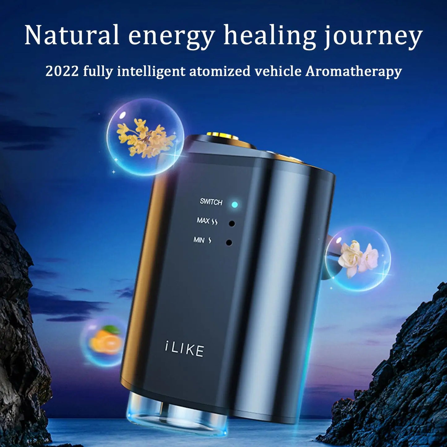 Electric Auto Air Diffuser Aroma Car Air Vent Humidifier Mist Essence Oil Aromatherapy Car Air Freshener Perfume Fragrance