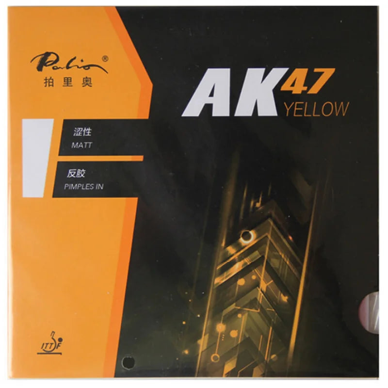 原装 PALIO AK47 乒乓球胶皮弧圈进攻型红蓝黄 AK-47 AK 47 旋转进攻型乒乓球海绵