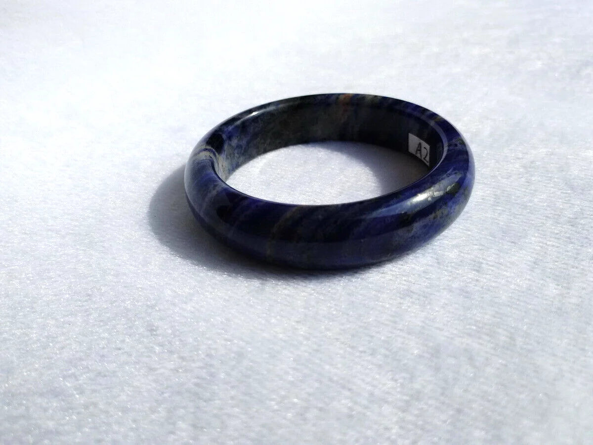 GENUINE Asia 60MM Rare Natural Lapis Lazuli Gemstone Bangle Bracelet