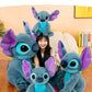 Disney Giant Size Lilo&stitch Plush Stuffed Doll Cartoon Kawaii Animal Couple Sleeping Pillow Softmaterial Toy For Children Gift