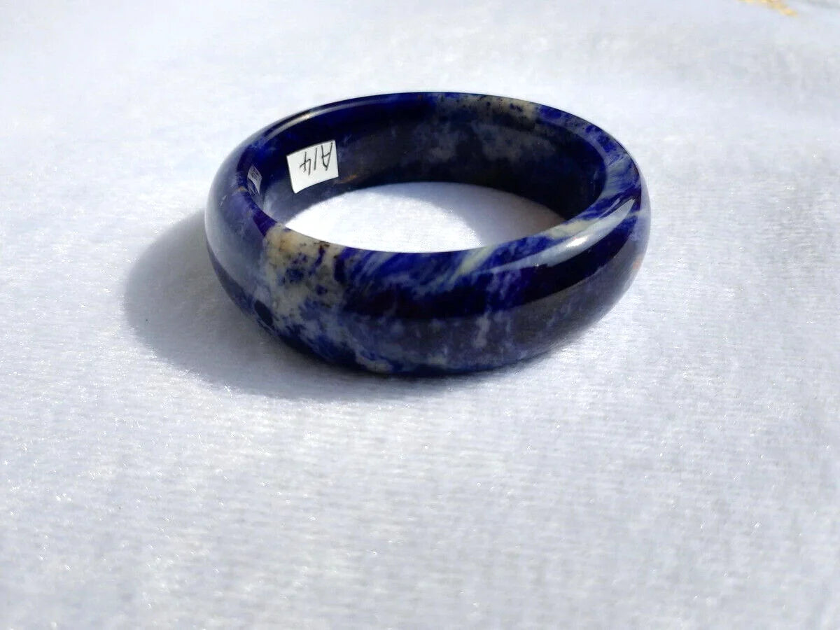 GENUINE Asia 60MM Rare Natural Lapis Lazuli Gemstone Bangle Bracelet