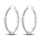 Bulbusbow 925 Sterling Silver Flower Dream Catcher Hoop Earrings for Women