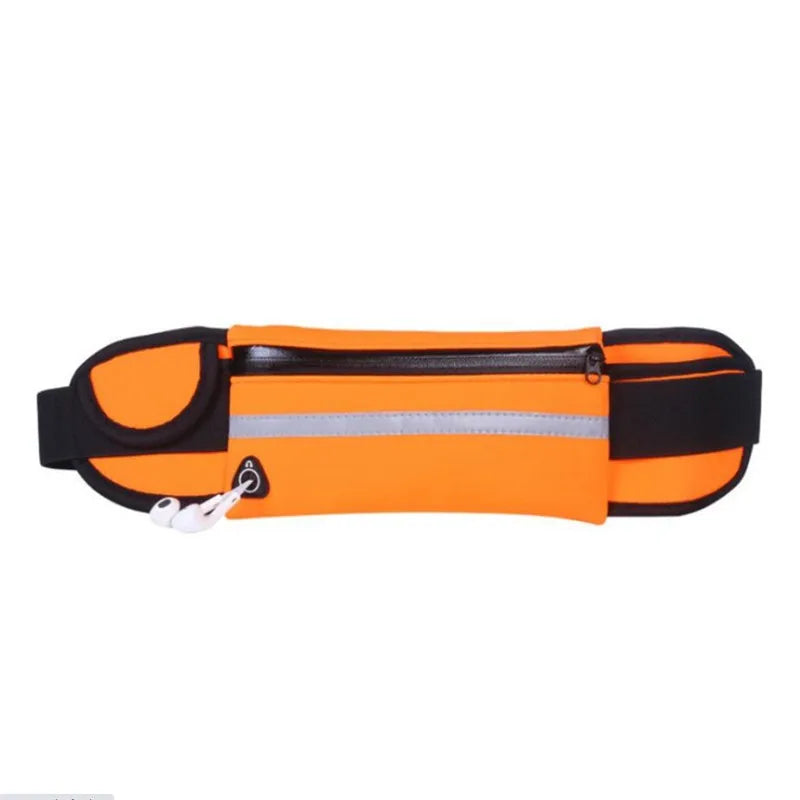 Men Women Waistbag Marathon Running Outdoor Riding Fitness With Water Bottle Waterproof Phone Sport Male Female Belt Waist Bags