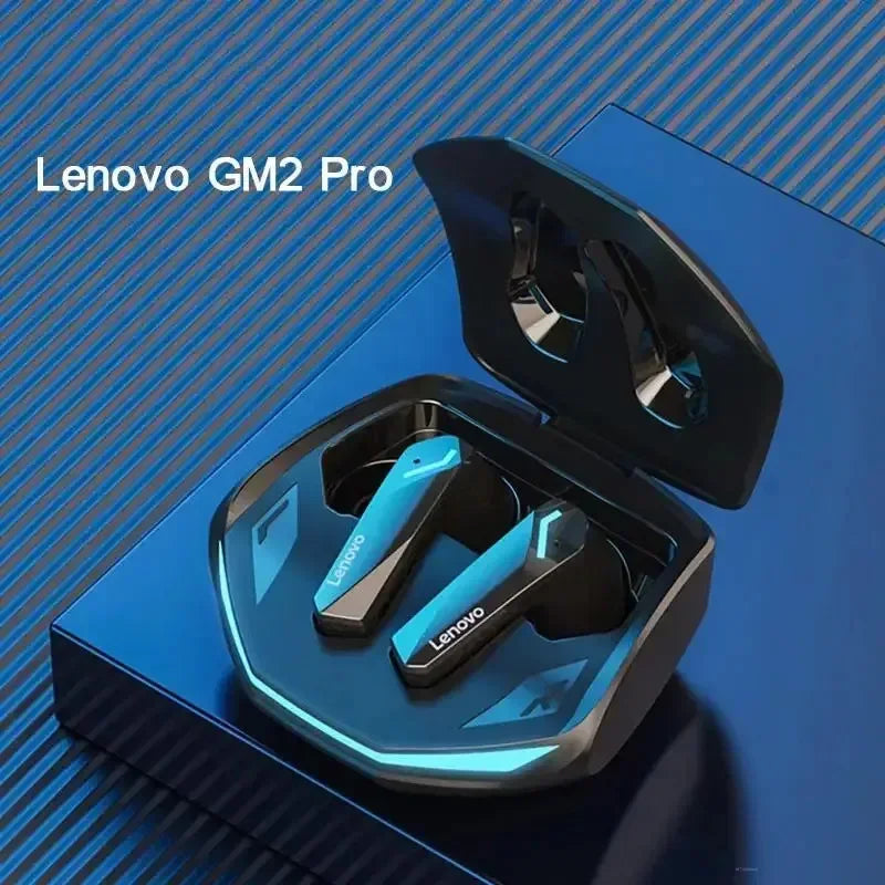 سماعات أذن Lenovo GM2 Pro True Wireless Bluetooth سماعات أذن صغيرة لأجهزة Huawei وAndroid وApple وiPhone