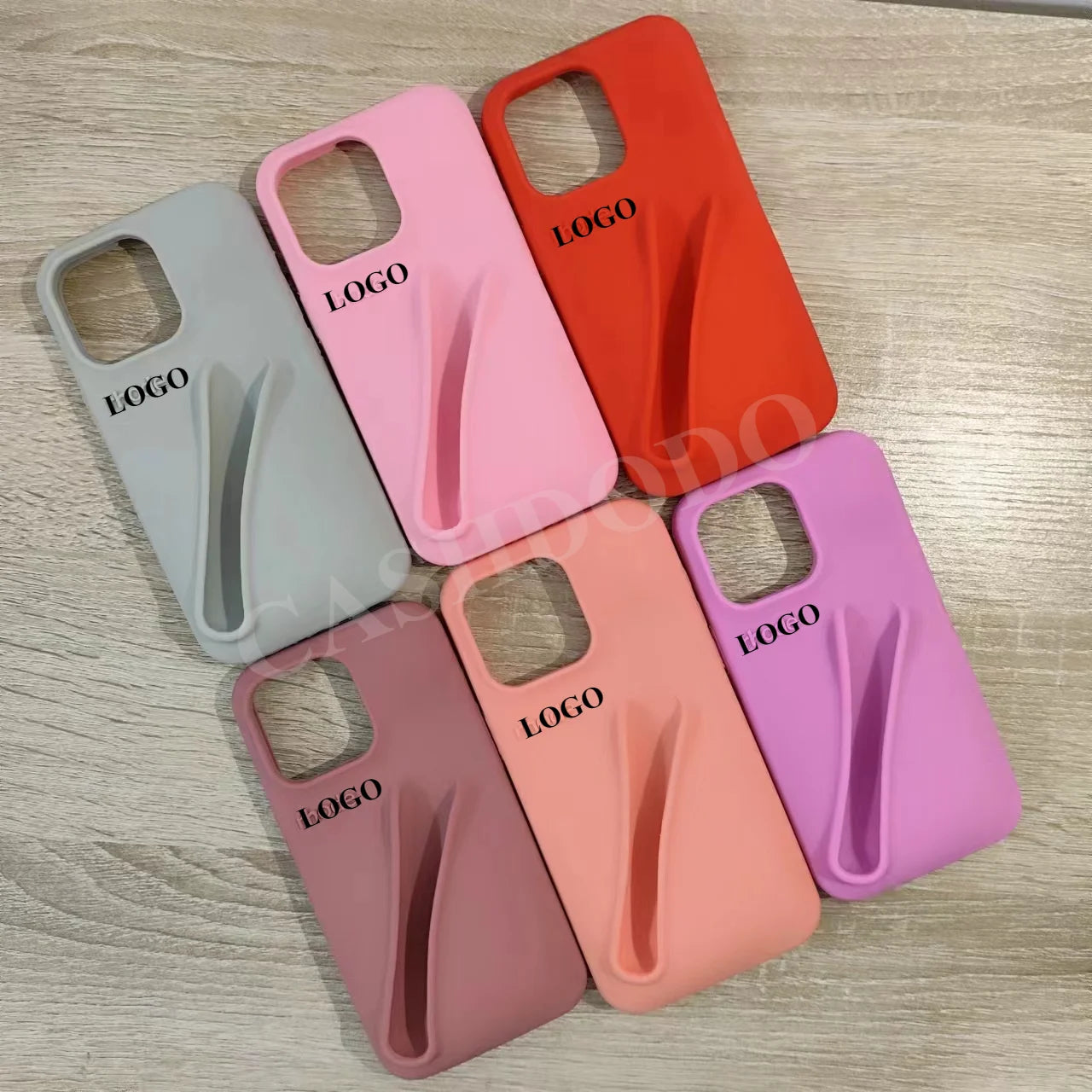 Design Lip Gloss Lipstick Lip Balm 3D Make-Up Silicone Phone Case for IPhone 12 13 14 15 Pro Max Lipgloss Holder Cover Wholesale