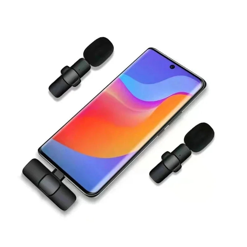 Xiaomi Mijia Wireless HD Radio Live Microphone Noise Cancel Dual Mic 20 Meters for Mobile Phone Tiktok Short Video Recording