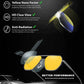 CLLOIO Anti-glare Day Night Vision Glasses Men Women Polarized Driving Sun Glasses Square Aluminum Photochromic Sunglasses UV400