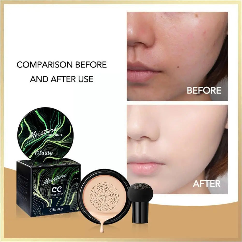 BB CC Cream  Face Foundation Concealer |bULBUSBOW Cushion Mushroom Base Waterproof Brighten Makeup Brightening Tone Cosmetics Make up