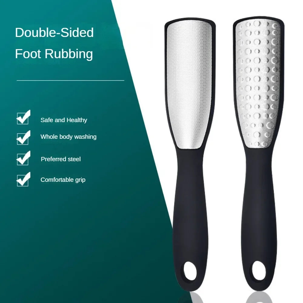 Two Sides Stainless Steel Callus Remover Foot File Scraper Pedicure Tools Dead Skin Remove for Heels Feet Care Products