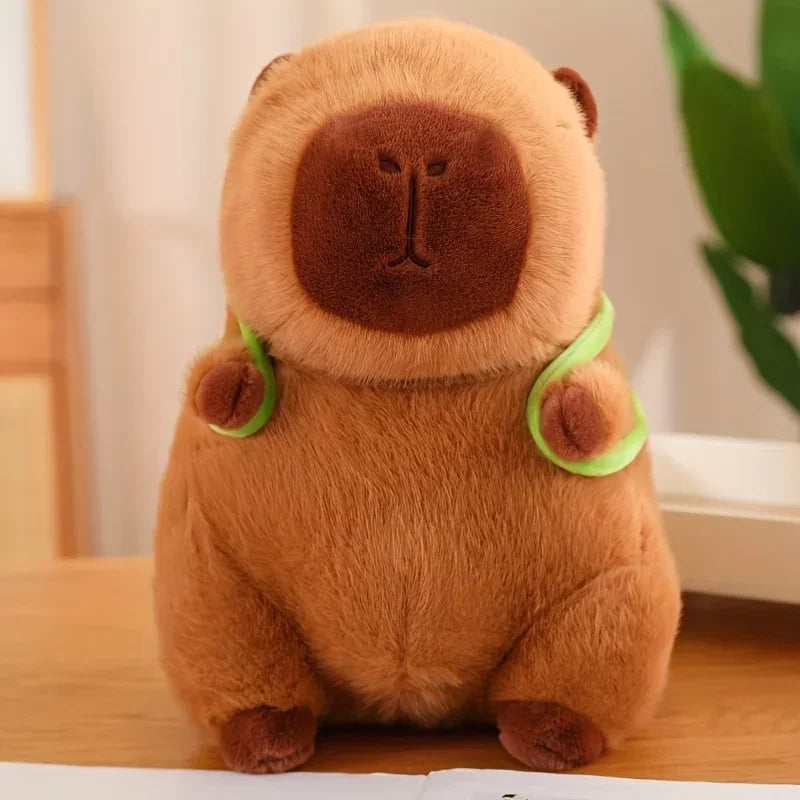 23cm Capybara Plush Simulation Capibara Anime Fluffty Toy Cute Doll Stuffed Animals Soft Doll Plush Christmas Thanksgiving Gift