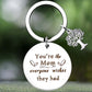 Cute Mother's Day Gifts Keychain Mom Birthday Gifts Key Chain Pendant Jewelry Mama chrismas Gift