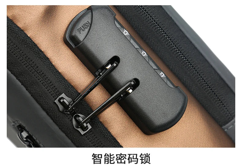 Fashion Men's Chest Bag Waist Packs High Quality Oxford Crossbody Bag Chest Pack Anti-theft Design Men's Handbag Shoulder Bag