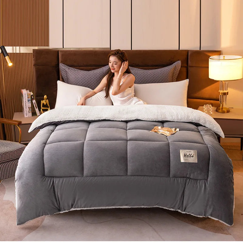 Students fall and winter space futon Shipping vacuum thickened warm futon lamb's wool futon