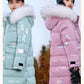 New Winter Down cotton Jacket Girls Waterproof Hooded Coat Children Outerwear Clothing Teenage 5-16Y clothes Kids Parka Snowsuit