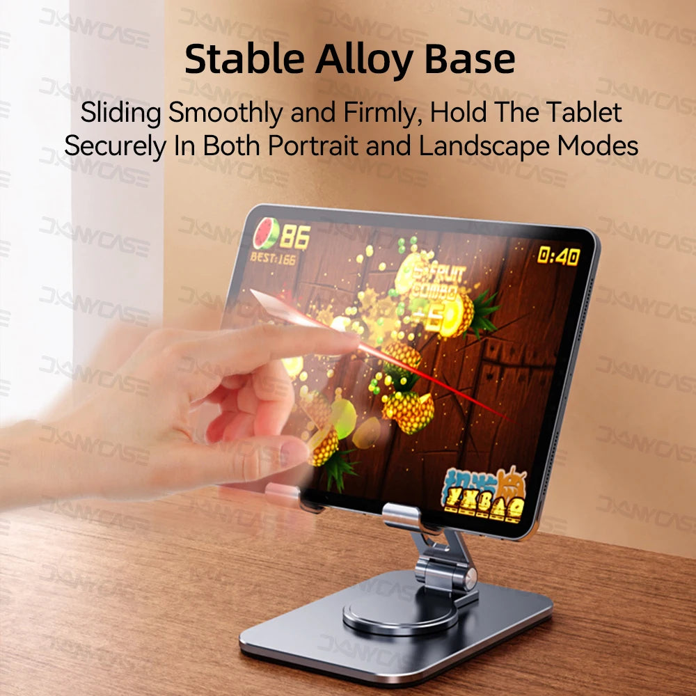 Tablet Stand 360° Rotation Adjustable Foldable Holders for iPad Phone Samsung Xiaomi Lenovo Huawei Tablet Bracket Support