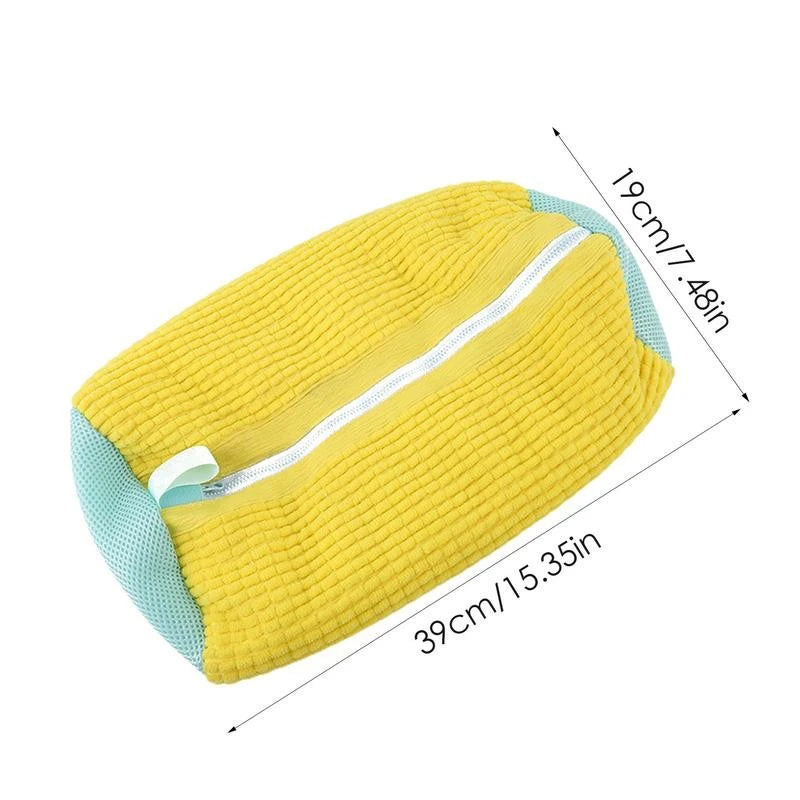 1/2PCS Washing Shoes Bag Cotton Laundry Fluffy Fibers Easily Remove Dirt Washing Bags Anti-Deformation Shoes Clothes Organizer