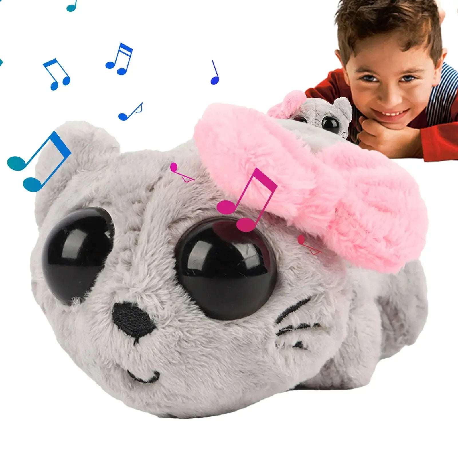 Music Sad Hamster Meme Plush Toy Fun Sounding Hamster Stuffed Animals Kawaii Dolls Kids Toy Gifts Birthday Valentine's Day Gifts