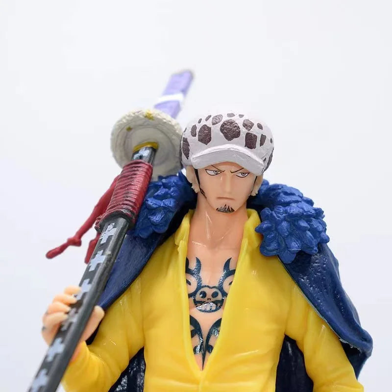 Anime Figure One Piece DXF Wano Country Trafalgar Law PVC Model Children's Gifts Collectibles Model Dolls 18cm