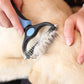 Professional Pet Deshedding Brush Dog Hair Remover Pet Fur Knot Cutter Puppy Cat Comb Brushes Dogs Grooming Shedding Supplies