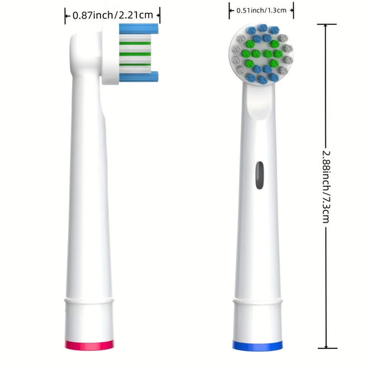 4/12/16/20 Pcs Replacement Toothbrush Heads Compatible with Oral-B Braun Professional Electric Toothbrush Heads Brush Heads