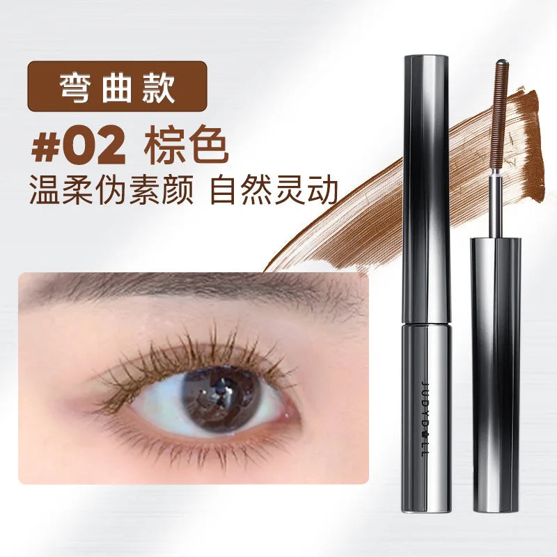 Judydoll Sunflowers Mascara Longlasting Stereotypes Waterproof Non-blend Slim Curly Thick Three-dimensional Steel Tube Cosmetics