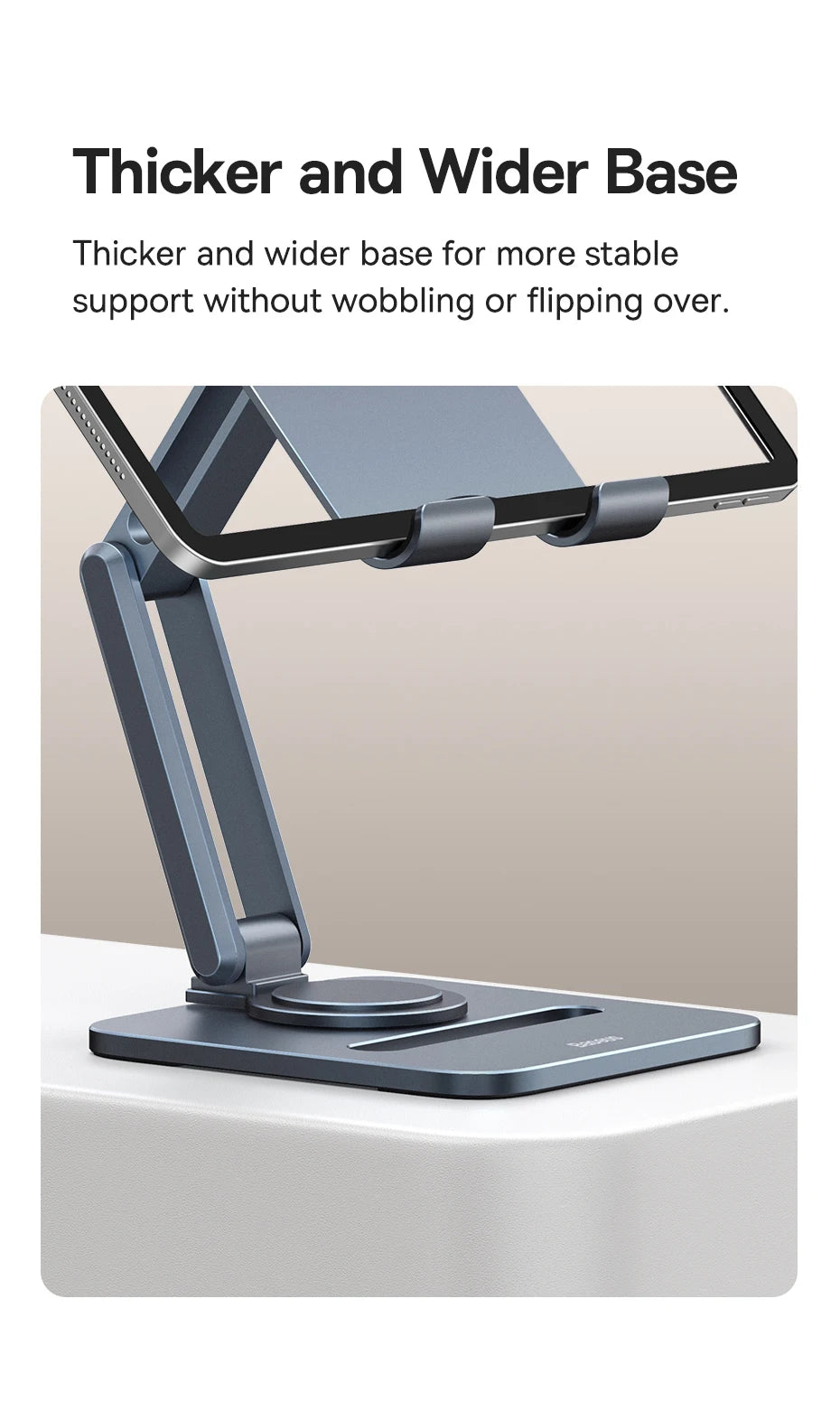 Baseus Tablet Stand For iPad Pro 12.9 11 Xiaomi Tablet Aluminum Desktop Holder For iPad Stand Bracket Mount Support Holder Stand