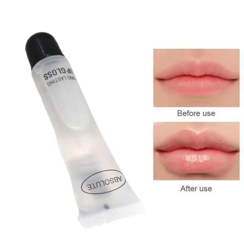 Lip Gloss Moisturizer Plumper Long Lasting Sexy Lips Pump Transparent Waterproof Volume Lip Clear Lipgloss Base Clear Lip Gloss