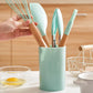 Silicone Cookware Nonstick Cookware Kitchen Utensils Set Spatula Spatula Egg Beaters Wooden Handle Cooking Tools Set